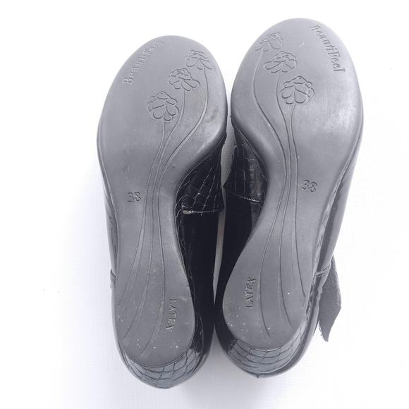 Beautifeel black Mary Jane Style pumps SZ 38 - Picture 9 of 10
